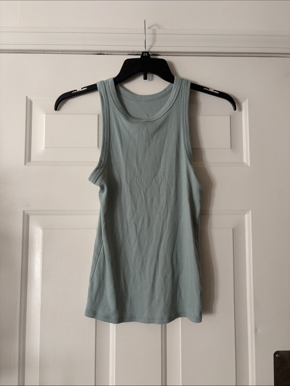 Classic Sleeveless Tank Top - Light Sage Green